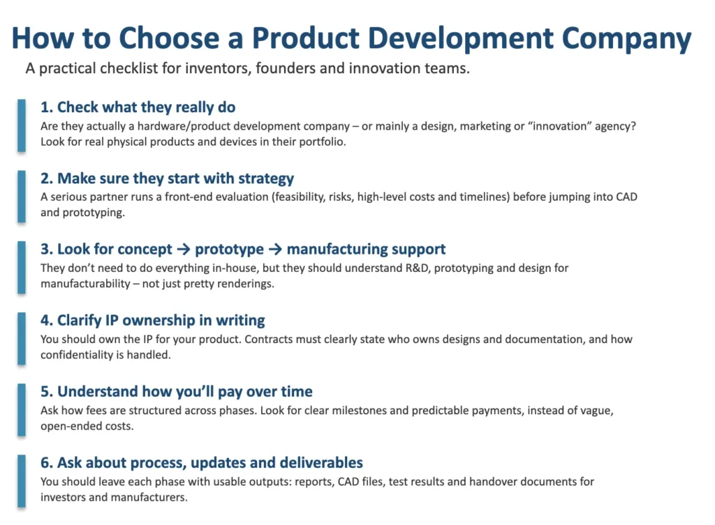 How to choose a Product Development company